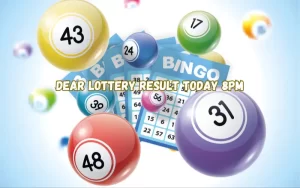 dear lottery result today 8pm