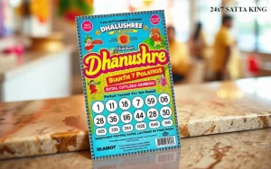 dhanushree lottery result